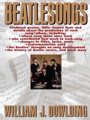 cover image of Beatlesongs